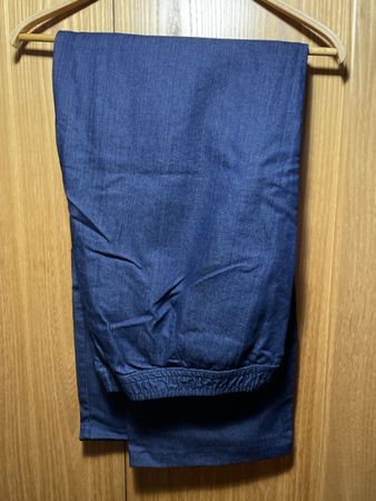 Herren Hose blau Baumwollmix Grösse 62 neuwertig