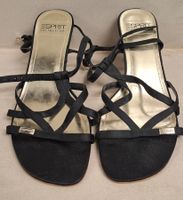 Elegante Esprit Collection Riemchensandaletten in Schwarz
