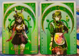 Genshin Impact - 2 cards - UR - Foil - Waifu/husbando