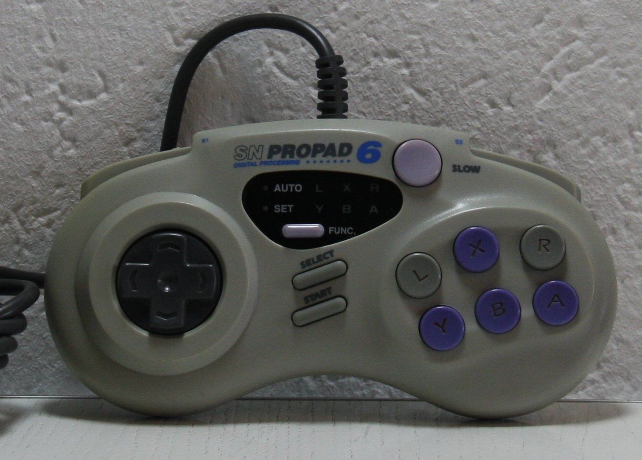 Nintendo Controller: SNES Controller SN PROPAD 6 – Usato da Fisibach venduto da Retrogames24