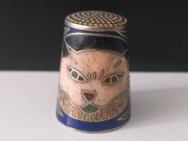 Dé à coudre cloisonné