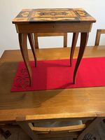 Antico tavolino vintage stile "Maggiolino"