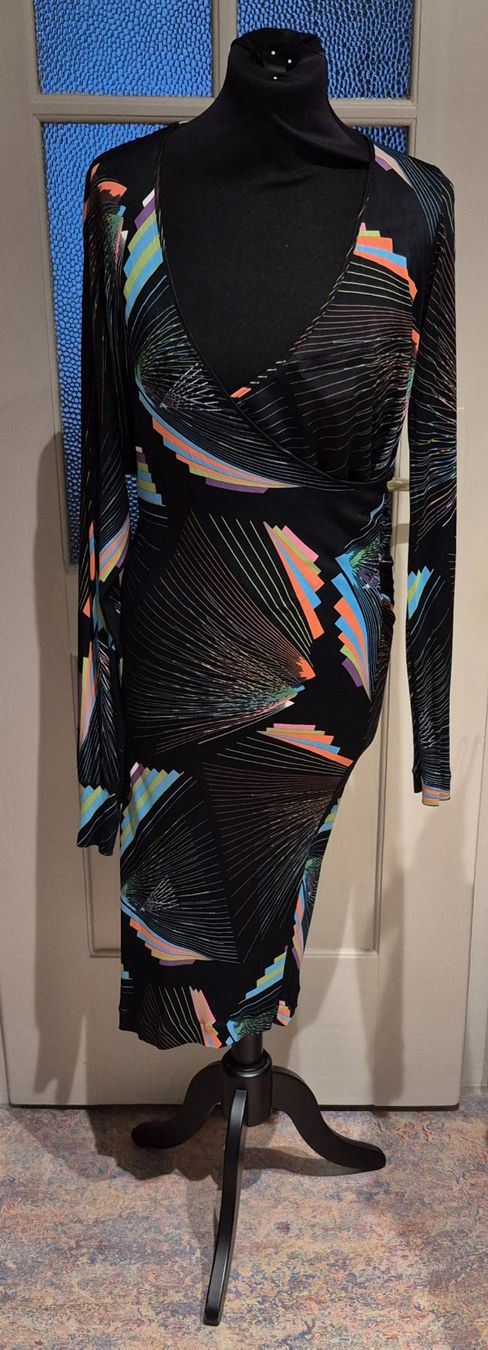 Miss Sixty Vestiti: Miss Sixty Kleid, Gr. L, schwarz bunt gemustert – Usato da Zürich venduto da Roberto040