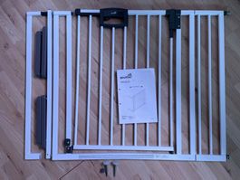 Geuther Schutzgitter Easylock variabel 89-129 cm weiss