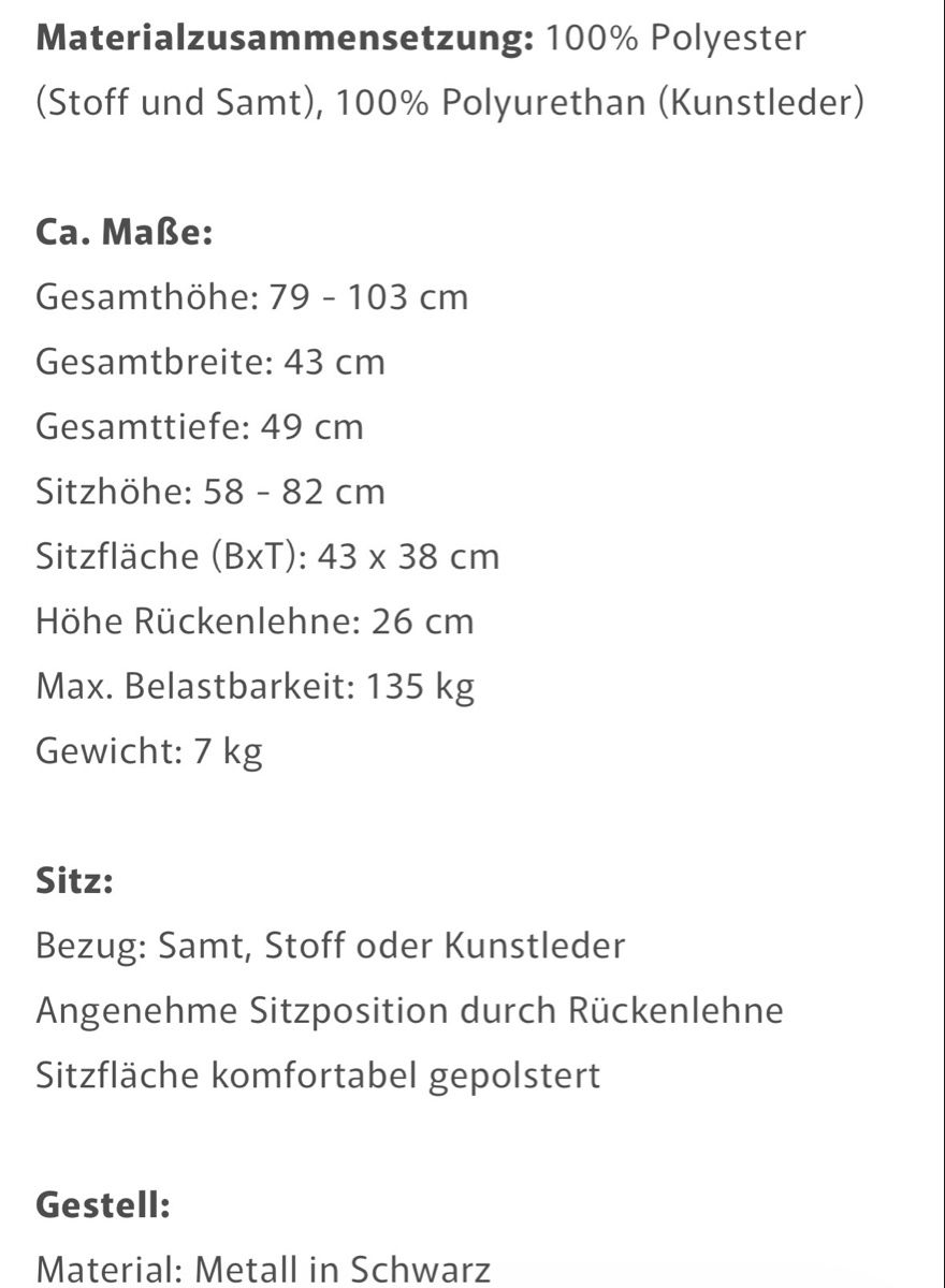 Stühle: 2 Bar Hockers – Neu (gemäss Beschreibung) aus Zürich von juz_2t2j 8
