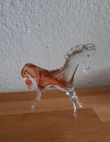 Murano Glas Pferdefigur H 12cm/B 14cm
