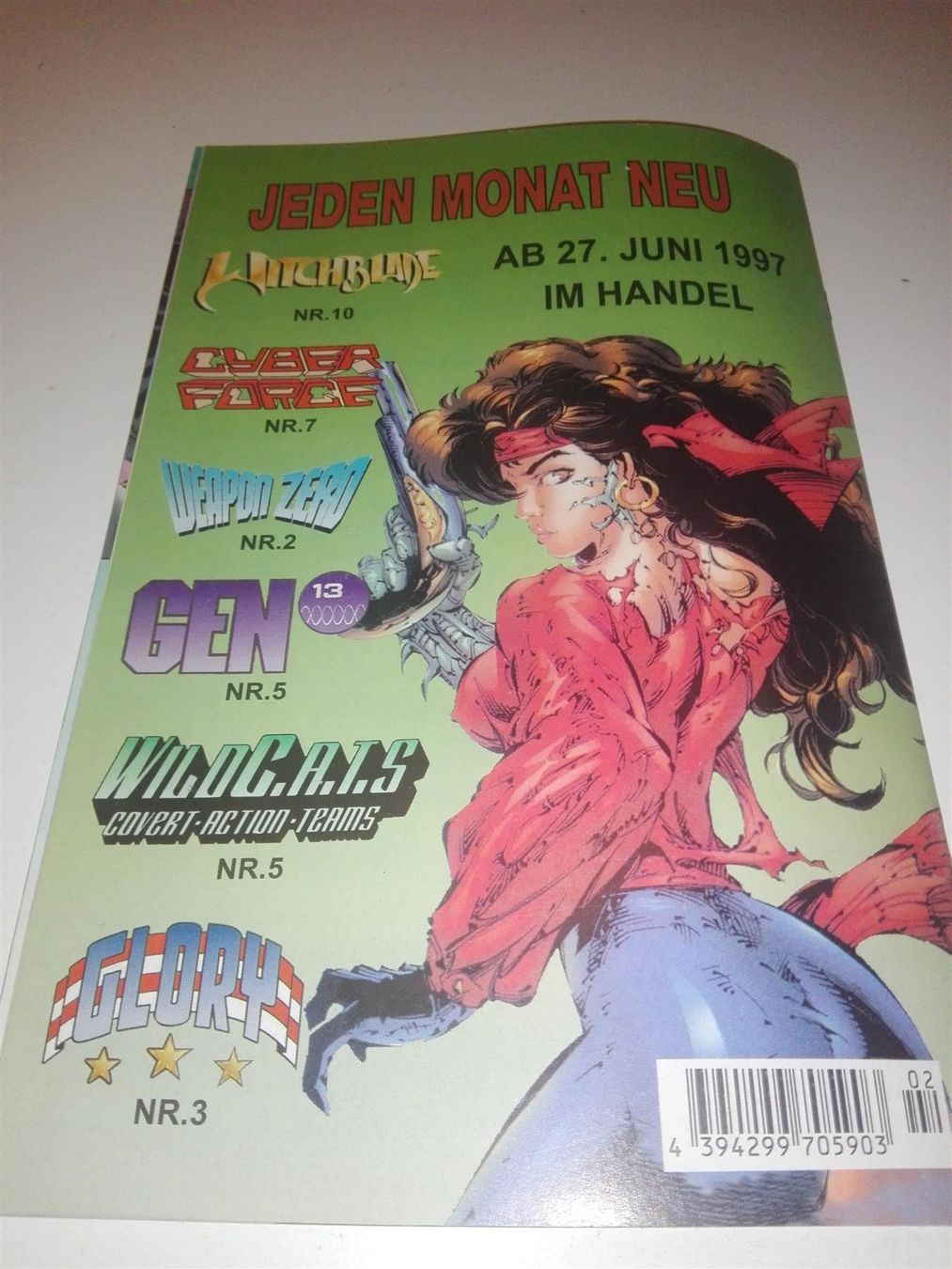 Fumetti: Glory #2   (Deutsch)                                © '1999 – Usato da St. Gallen venduto da elkapone 7