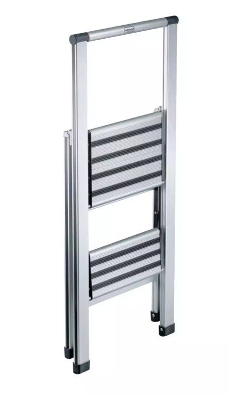Scale: technocraft Alu-Klappleiter SLIMSTEP, 2 Stufen – Nuovo e nell'imballaggio originale da Koppigen venduto da Bracher_Mail-House 1