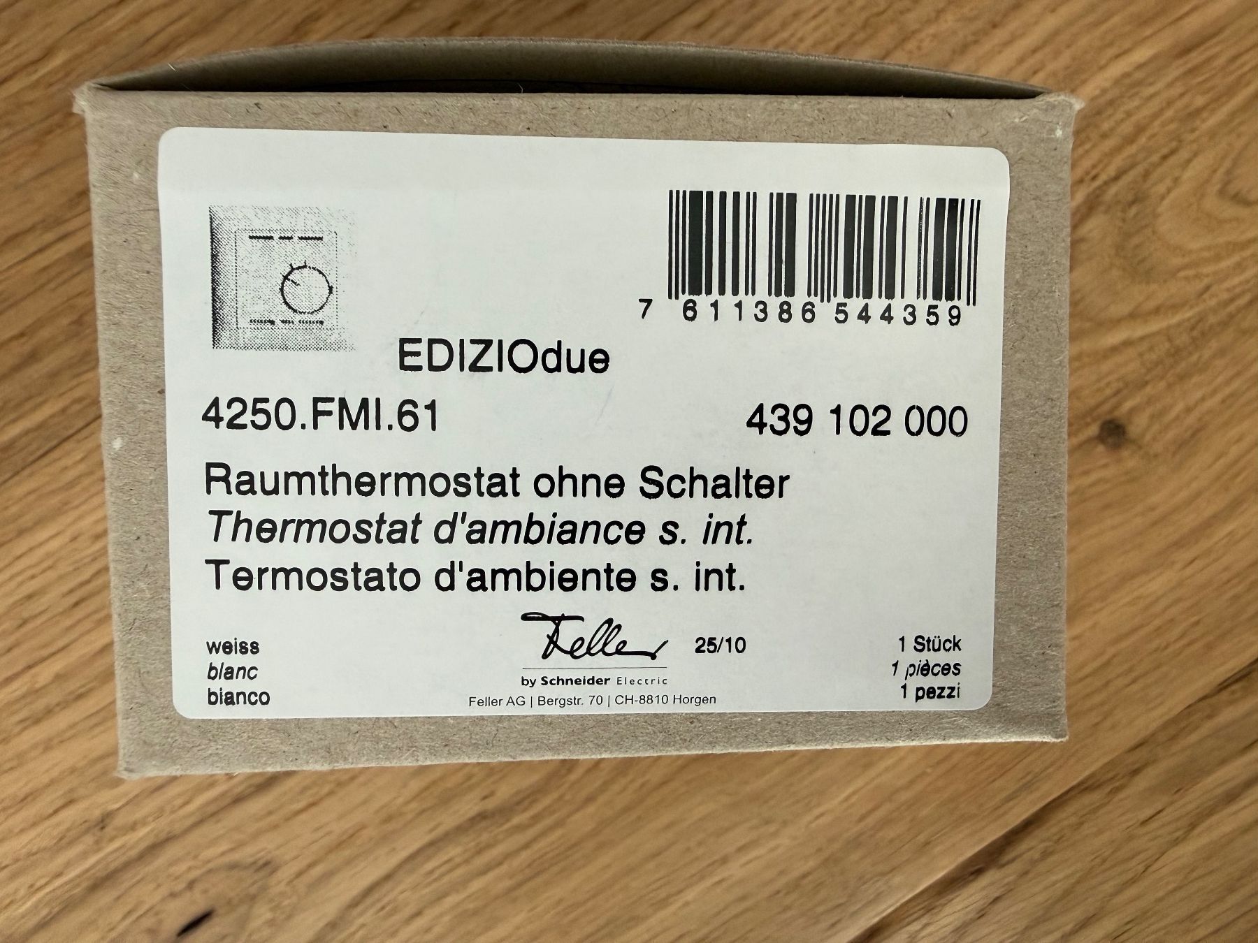 Altro per la casa: Feller Raumthermostat – Nuovo (secondo la descrizione) da Wattwil venduto da AlcatronIntelligence 2