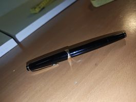 Montblanc Füllfederhalter, schwarz, Rarität. (nov426)