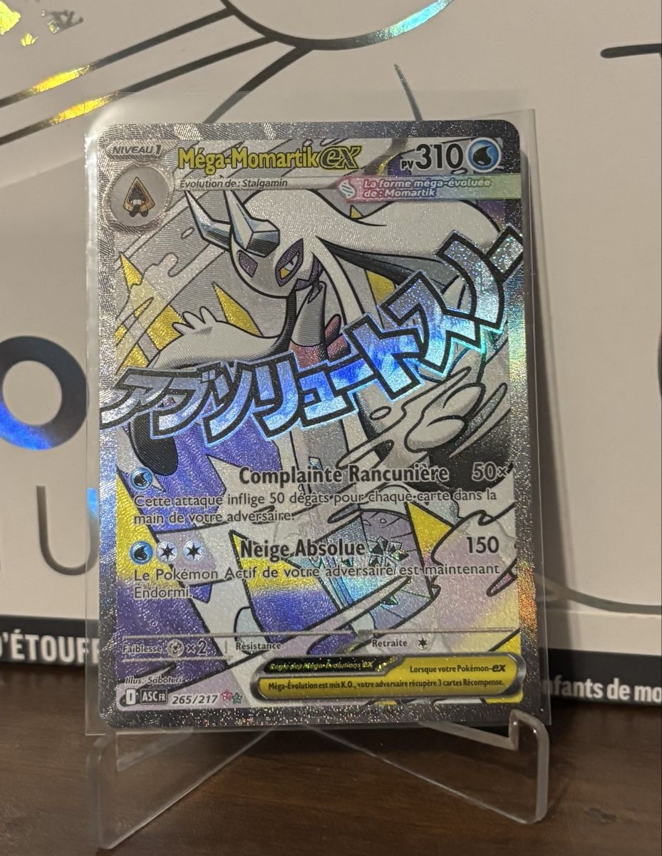 Pokémon Sammelbilder & Trading cards: Carte Pokémon Méga-Momartik EX – Neu (gemäss Beschreibung) aus Grand-Lancy von Mario64