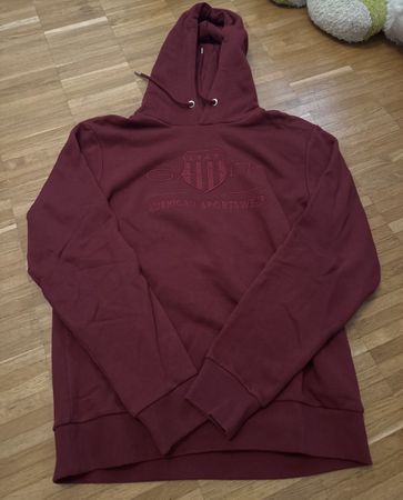Sweatshirt à capuche GANT bordeaux taille M Neuf