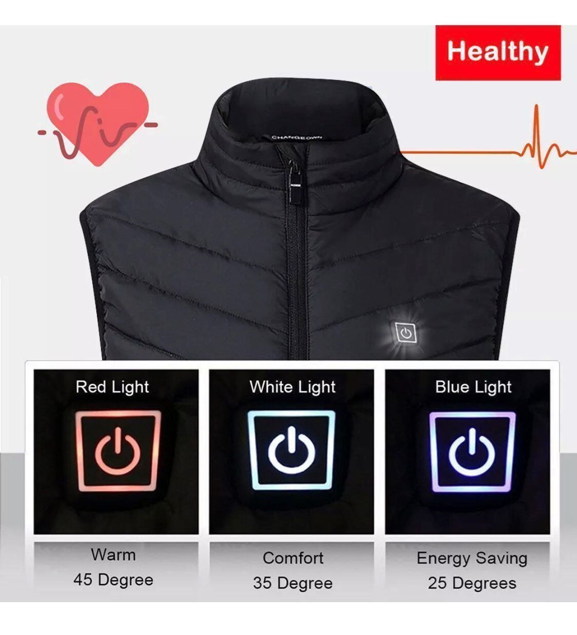 Please Jeans Jacken: Unisex usb Beheizbare heizjacke – Neu und originalverpackt aus Amriswil von JaJa-Express 7