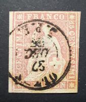 Strubel Stempel OLTEN mit Bogenrand