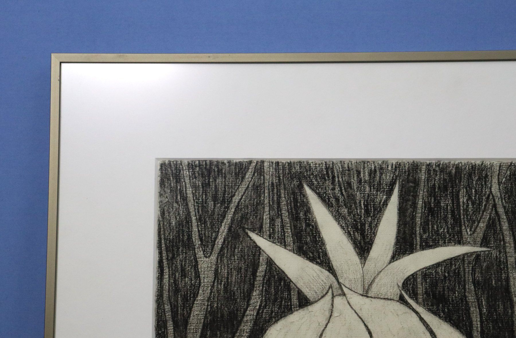 Dipinti: Monika Buchmann-Helbling 1925-2004, Kohlestift "Knospe" – Usato da Zug venduto da Kunst-Fundgrube 8