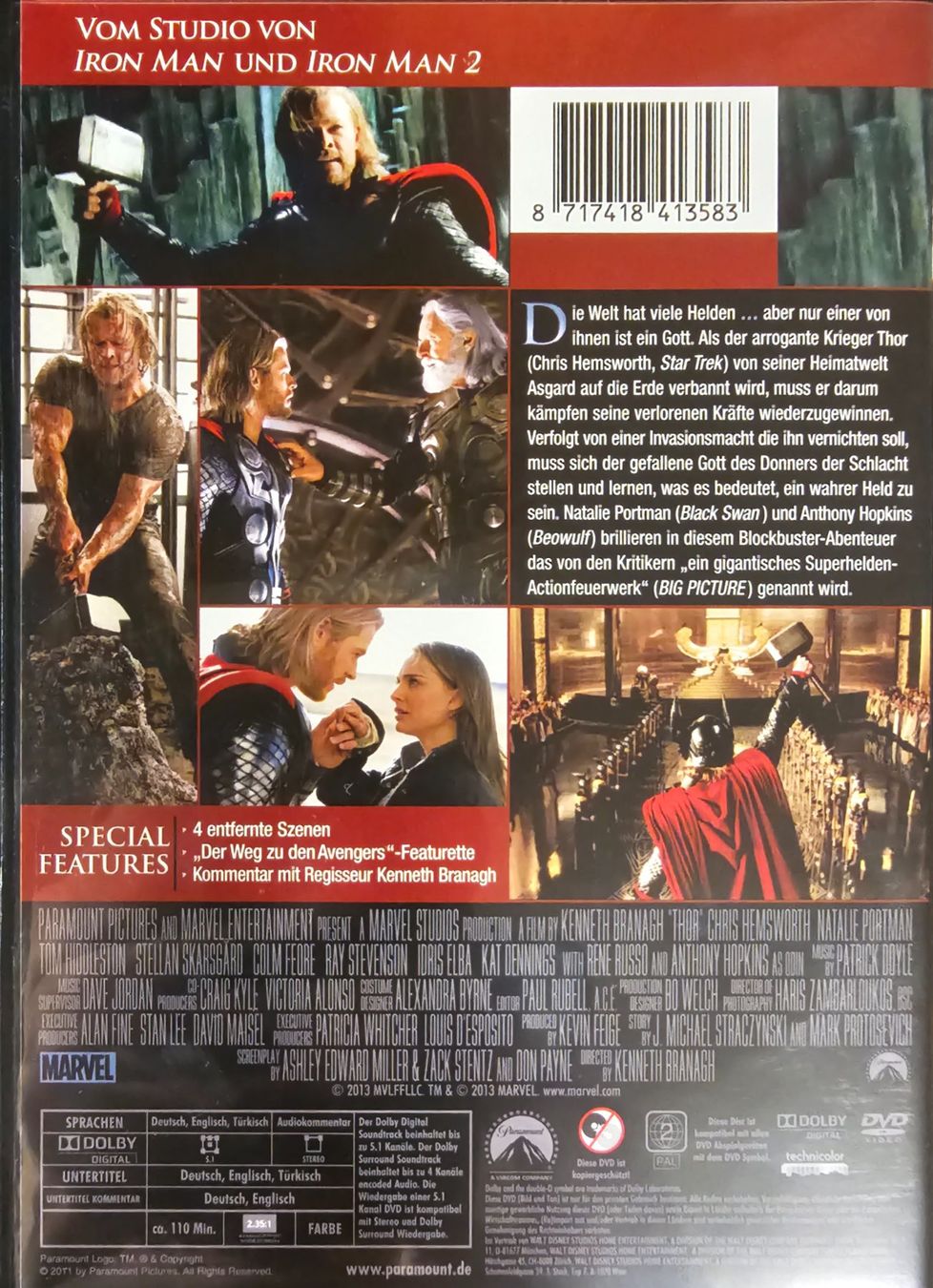 Alle DVDs: Thor – Gebraucht aus Wahlen b. Laufen von Cg10 1