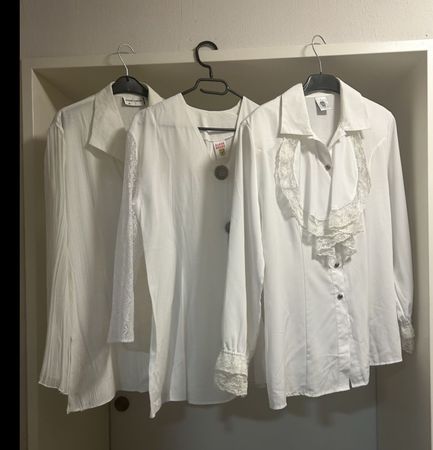 Damen Blusen 3er Set Weiss Grösse L guter Zustand