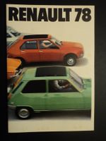 Prospekt Renault Programm 1978 5Alpine A310 15/17 6 16 20 30