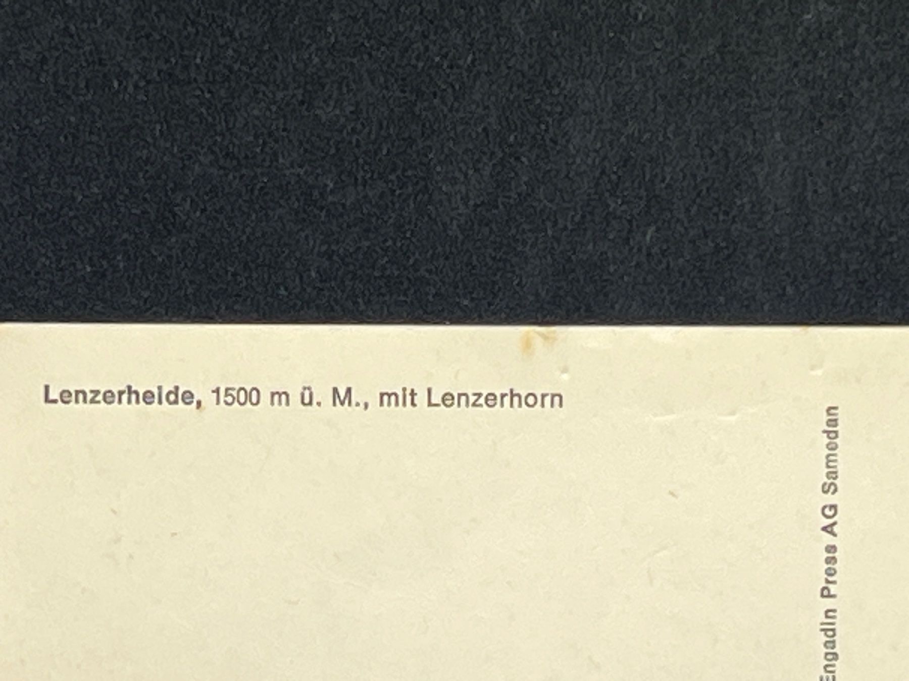 Cartoline postali: Lenzerheide, 1500 m.ü.M. mit Lenzerhorn – Usato da Widnau venduto da Brusi9 1