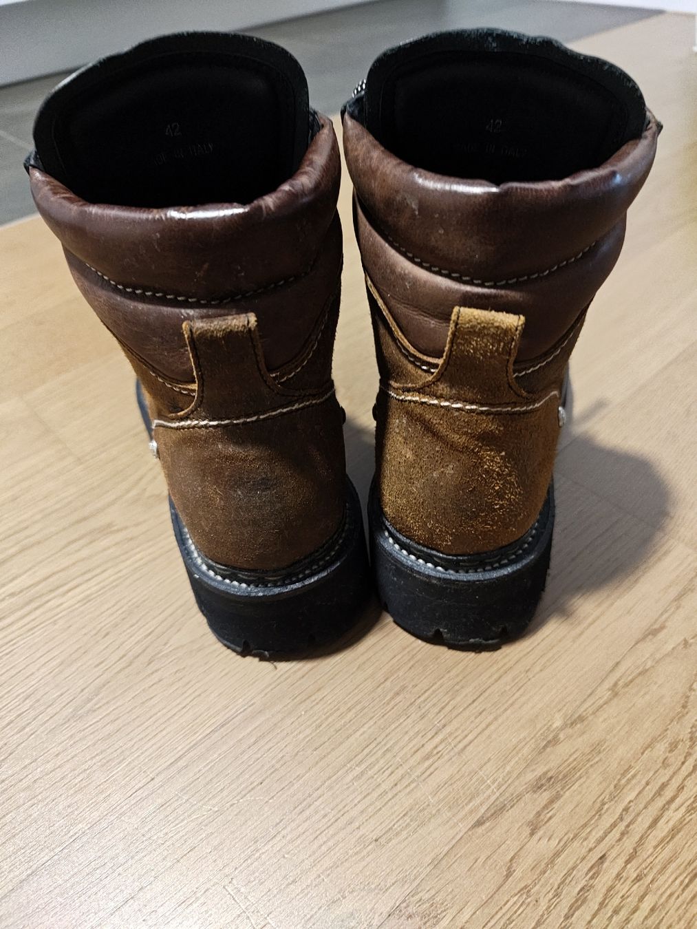 Dsquared2 Scarpe da uomo: Dsquared2 Leder  Stiefeletten braun Groesse 42 – Usato da Seon venduto da chf_g29b 3