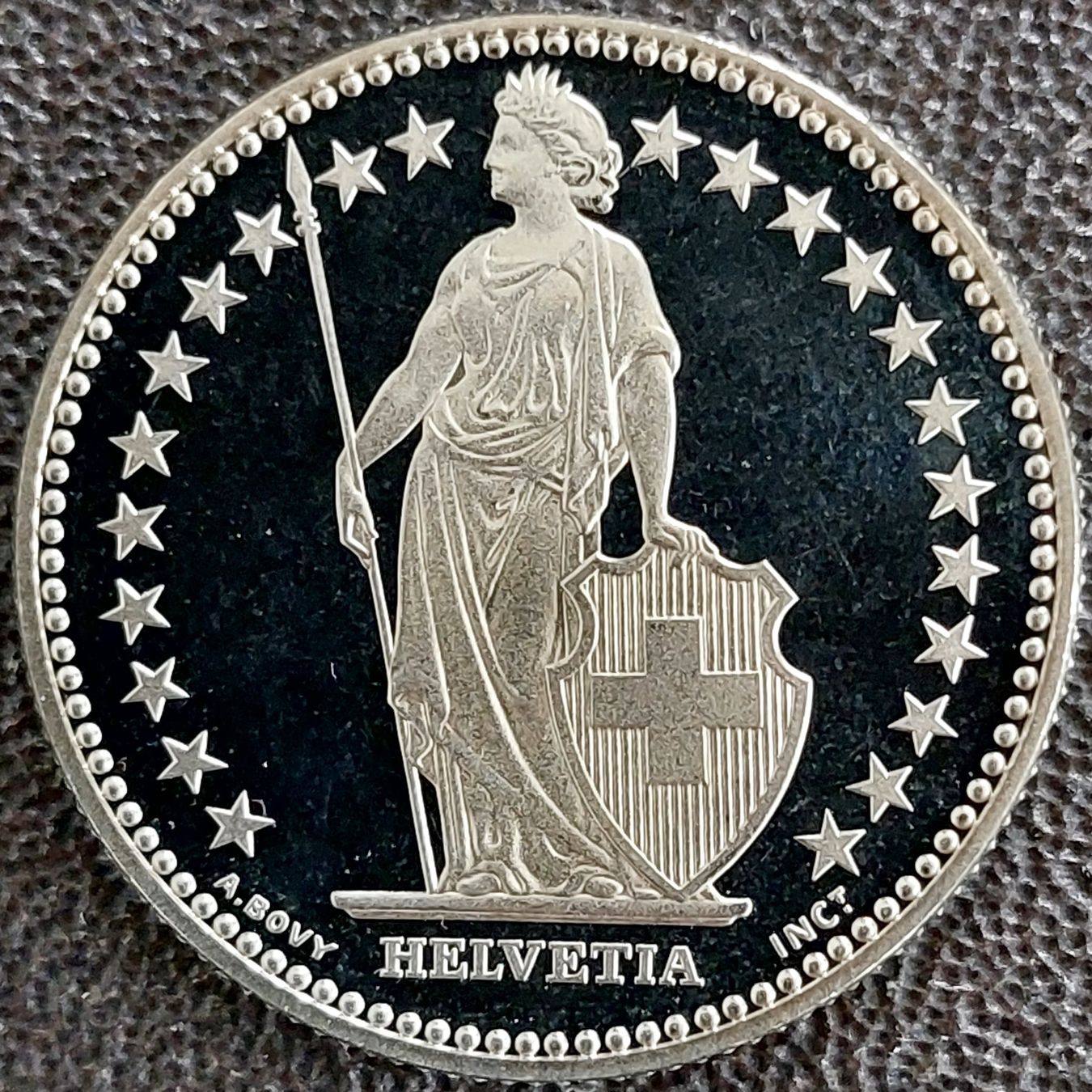 Tutti le monete: 2 Franken 1983 stgl. / aus Münzsatz – Nuovo (secondo la descrizione) da Arch venduto da coinsandmore 1