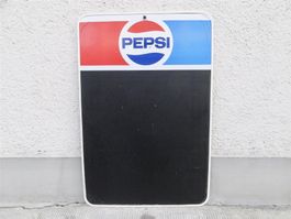ALTE REKLAME WERBESCHILD MENUTAFEL PEPSI