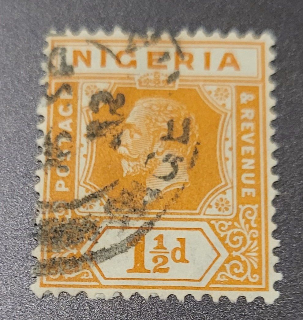 Tutti i francobolli: Nigeria 1931 alte briefmarke – Usato da St Gallen venduto da Stampsalshobby