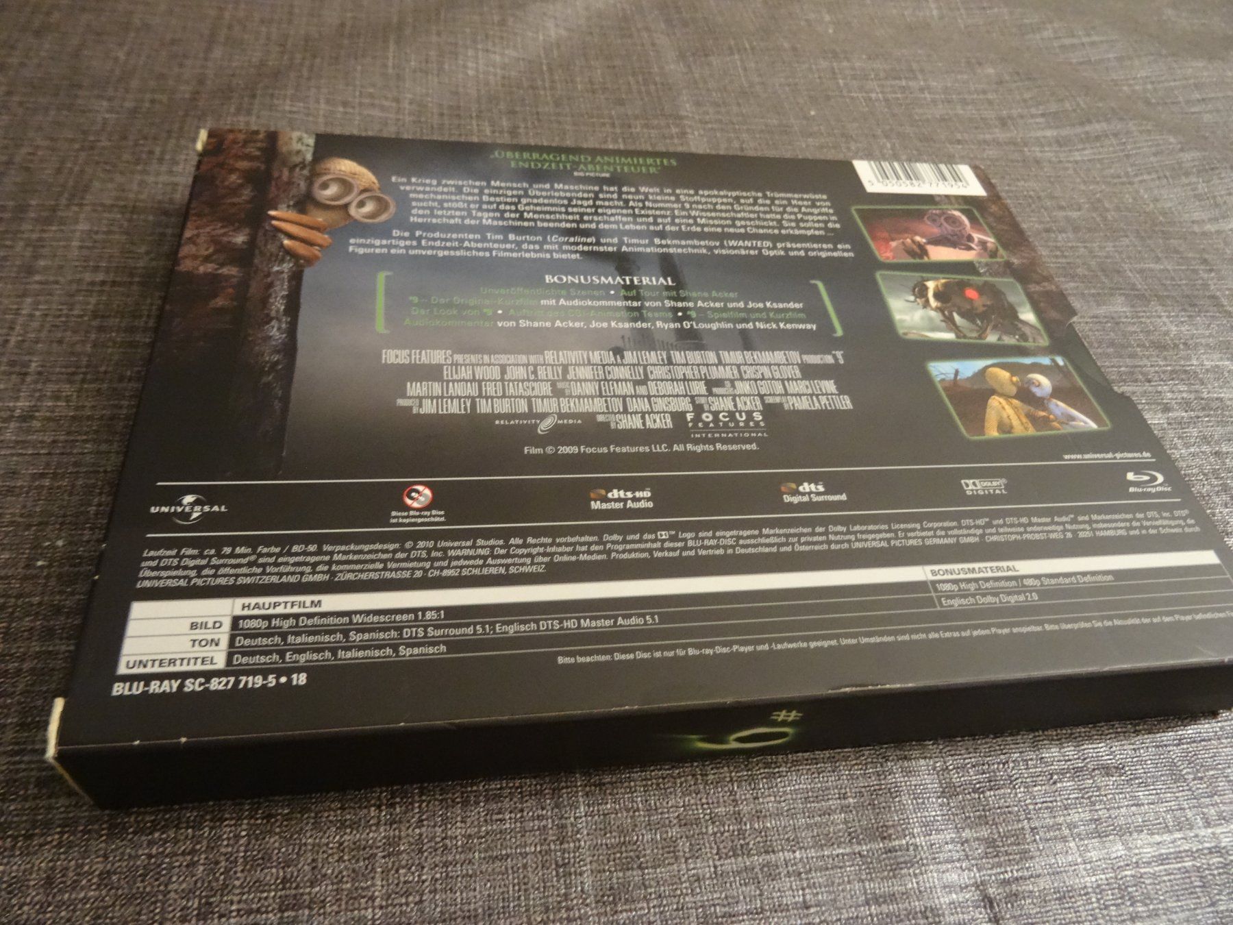 Tutti i DVDs: Film 9 Nine - SPECIAL EDITION BLU-RAY – Usato da Olten venduto da Disc-Verkauf 1
