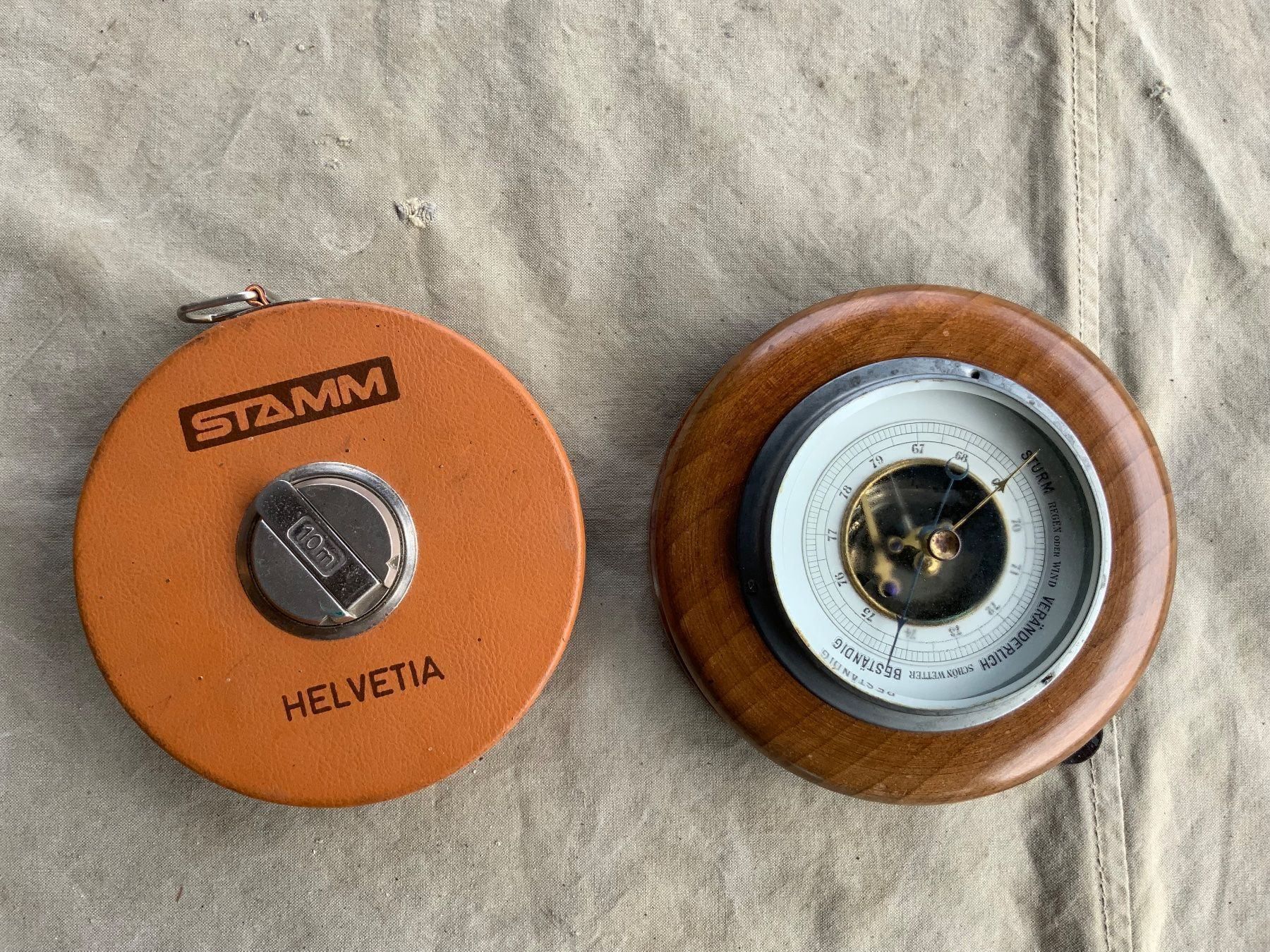 Altri elettrodomestici e apparecchi d’epoca: Barometer und Vintage Messband – Usato da Feldbach venduto da Olive1 6