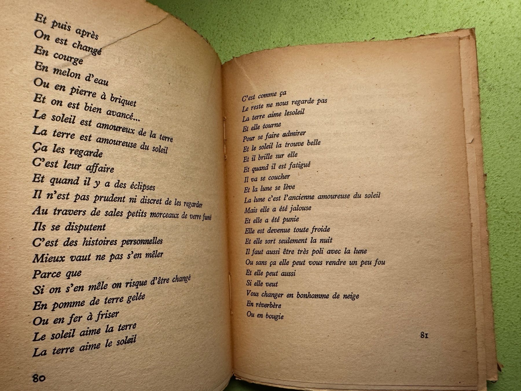 Libri: Jacques Prévert, André Verdet: Histoires. Poèmes. 1951 – Usato da Zürich venduto da allp 4