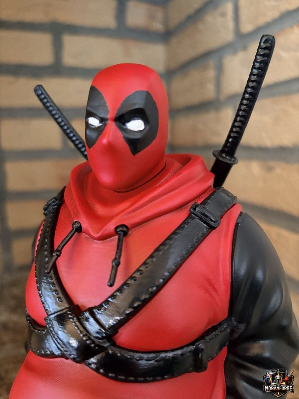 Marvel Statuette: Handbemalte 3D-gedruckte Fat Deadpool – Nuovo e nell'imballaggio originale da Fislisbach venduto da tam_t828 4