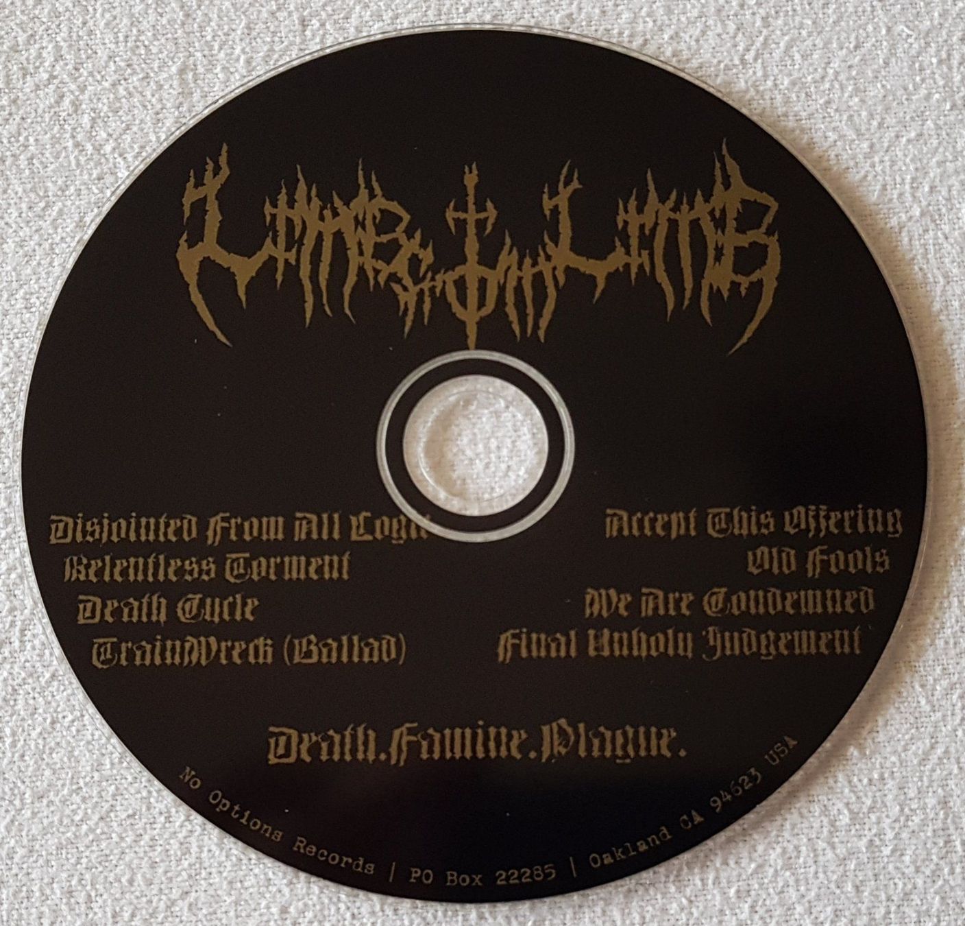 CDs: Limb From Limb – Death.Famine.Plague - 2007 - US First Press – Gebraucht aus Uster von Zardodel 2