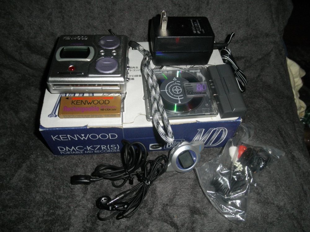 KENWOOD MDウォークマンMDレコーダー DMC-G7R 未開封MDセット