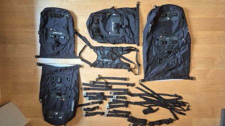 Kriega Gepäcksystem Motorrad Taschen Set 4-teilig