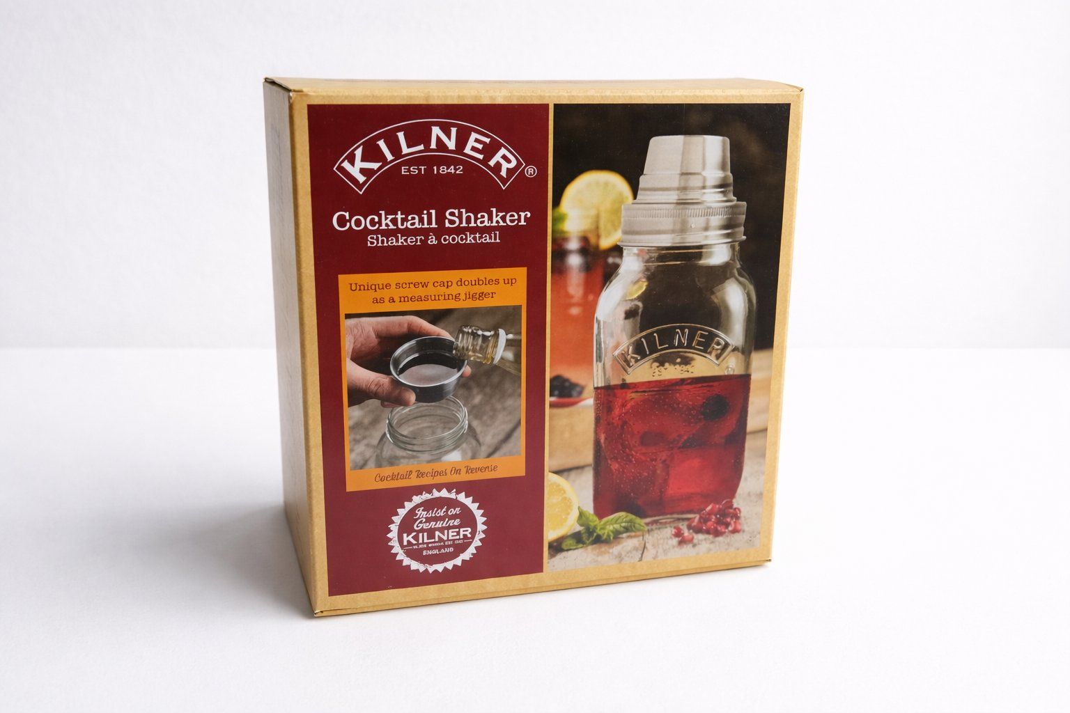 Elettrodomestici da cucina: Kilner Cocktail Shaker Glas Edelstahl Set Originalverpackung – Nuovo (secondo la descrizione) da Obfelden venduto da ZinggHandel
