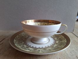 Rosenthal Selb-Germany Porzellantasse mit Unterteller, Prunk