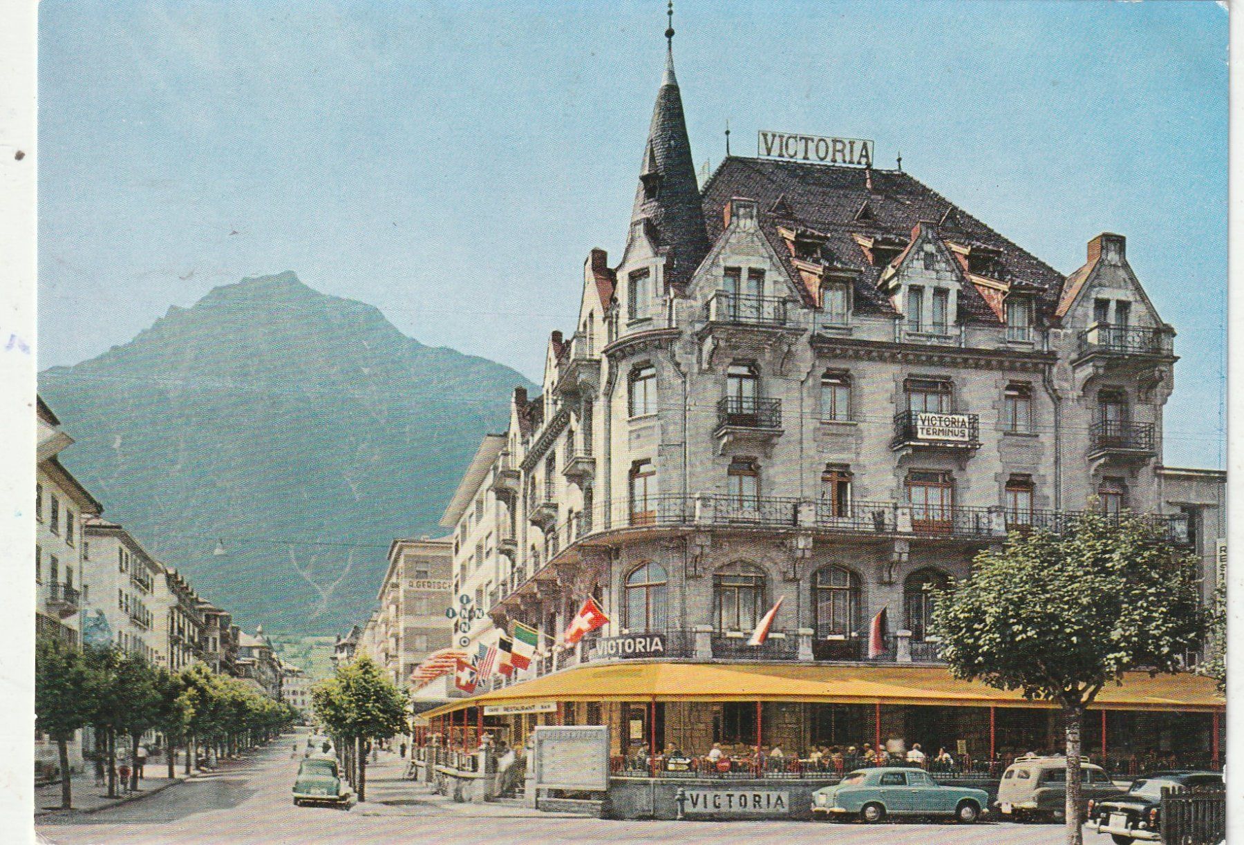 Ansichtskarten: Hotel Victoria Brig – Gebraucht aus Lumbrein von made02
