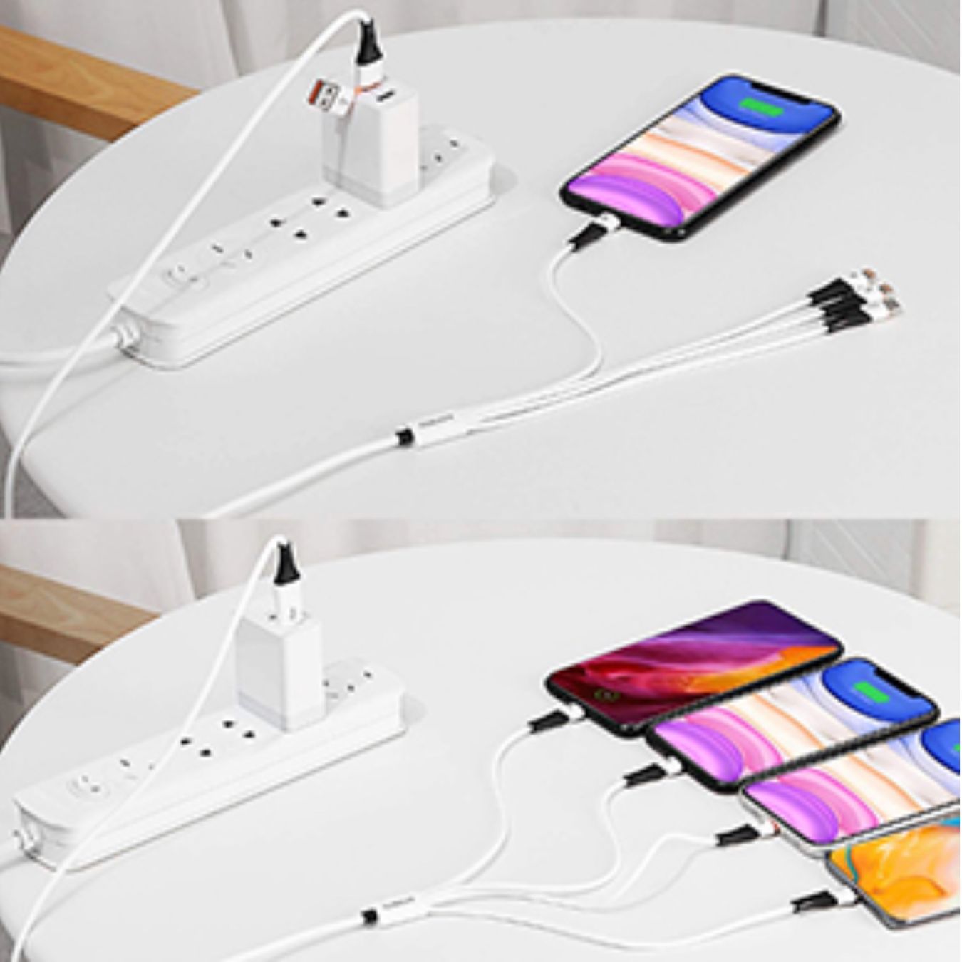 Kabel: Multi USB Kabel 6 in 1, 3A 1.2M Universelles USB A/C – Neu und originalverpackt aus Bülach von StoreInShop 7