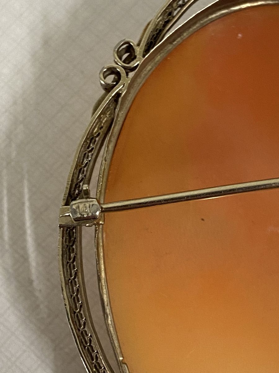 Broschen & Nadeln: Antike Cameo/Brosch 14 Karat Gold – Gebraucht aus Dietikon von brocki-eyra 6