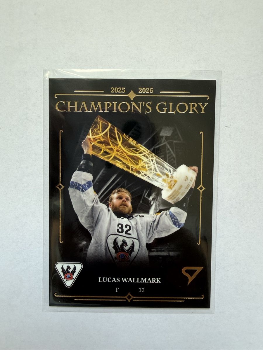 Sportzoo Carte collezionabili: Sportzoo playoff champions glory Wallmark  – Nuovo e nell'imballaggio originale da Posieux venduto da figaro_nala