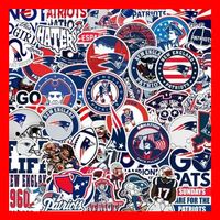 New England Patriots NFL Football USA Ball 50 tlg Stickerset