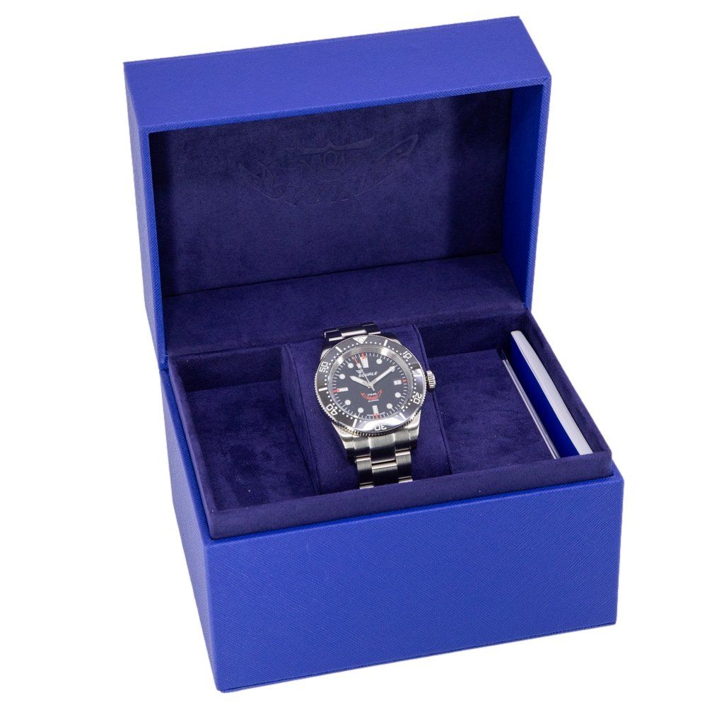 Squale Orologi: Squale Men's 1545BKBKC.AC 1545 Black Dial 30ATM Automatic – Nuovo e nell'imballaggio originale da Schindellegi venduto da harveystore 8