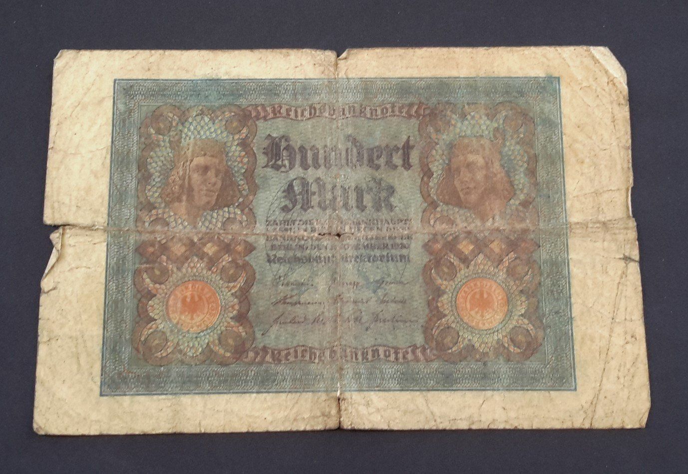 Banknoten: REICHSBANKNOTE – Gebraucht aus Ostermundigen von Heavenmaus75