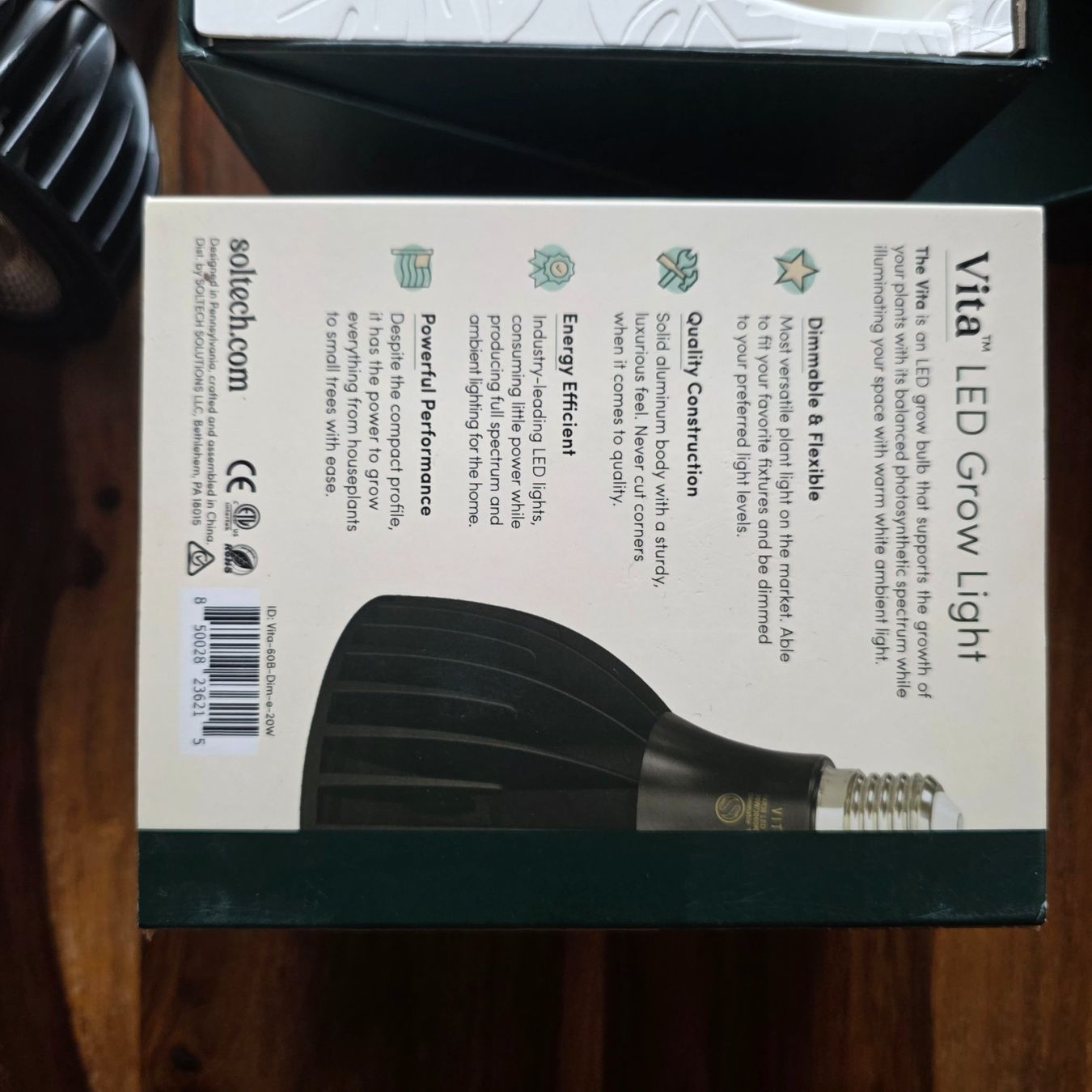 Lampes: Pflanzenlampe 'Soltech' (Schwarz) – Neuf (Voir description) à Mettau par eli_k78v 2