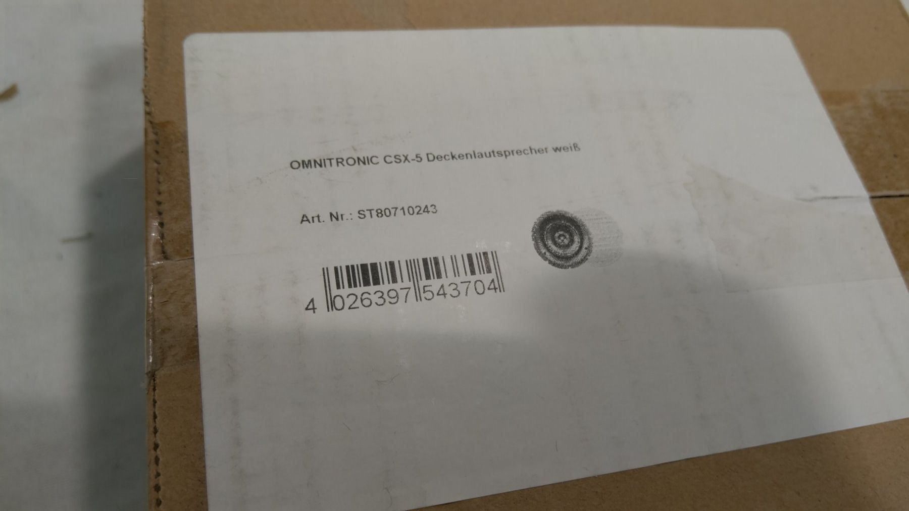 Casse acustiche: Omnitronic CSX-5 einbaulautsprecher (C77) – Nuovo (secondo la descrizione) da Däniken SO venduto da Profog1 3