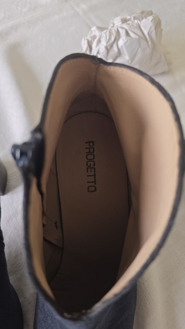 Scarpe da donna: Super Wildleder-Stiefeletten von "PROGETTO" Gr. 39 – Nuovo (secondo la descrizione) da Schneisingen venduto da backstore24 7