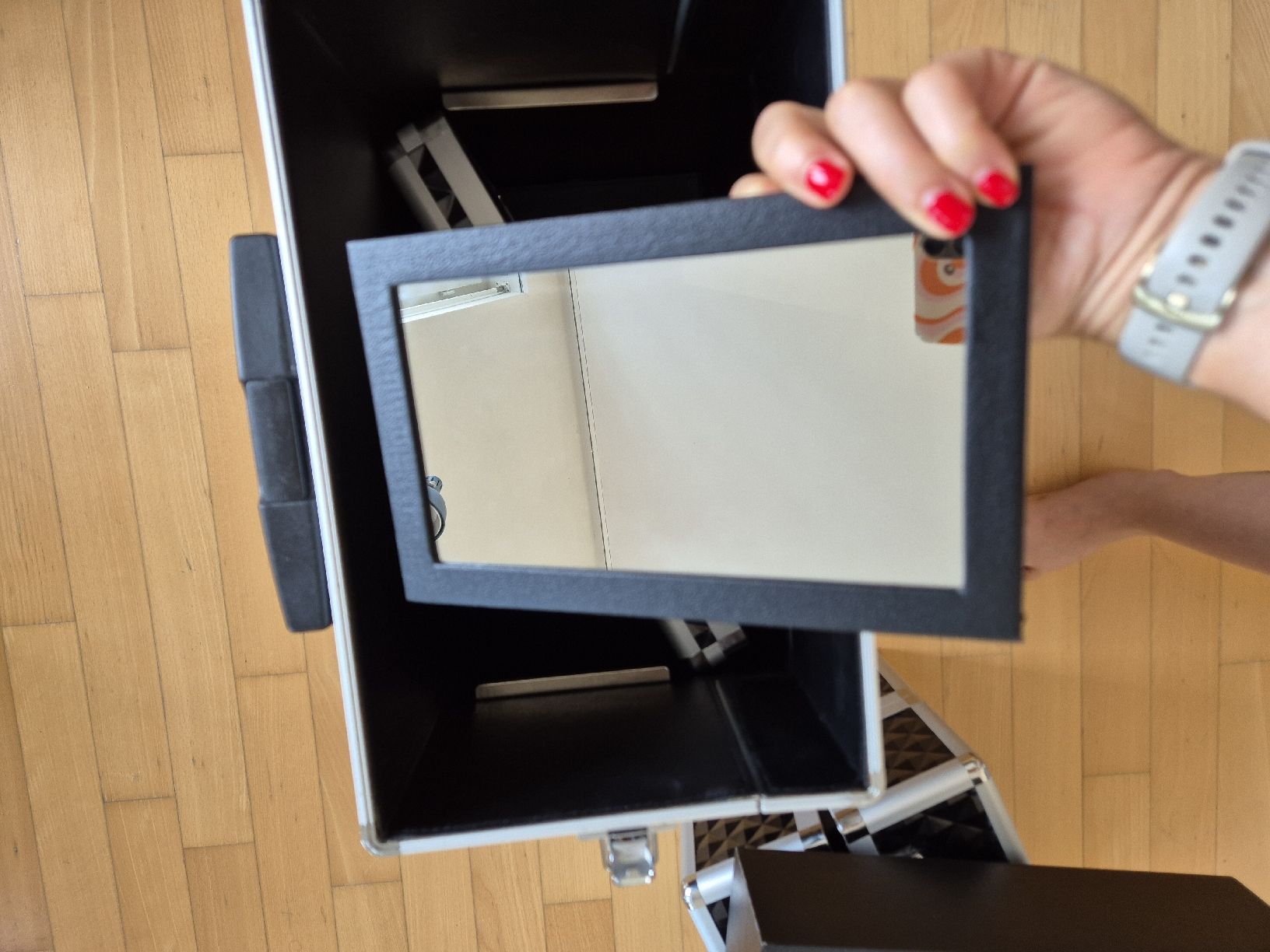 Valigie & Borse: Kosmetikkoffer Trolley 2-teilig mit Spiegel & Rollen – Usato da Luzern venduto da 2ndlifecloset 6