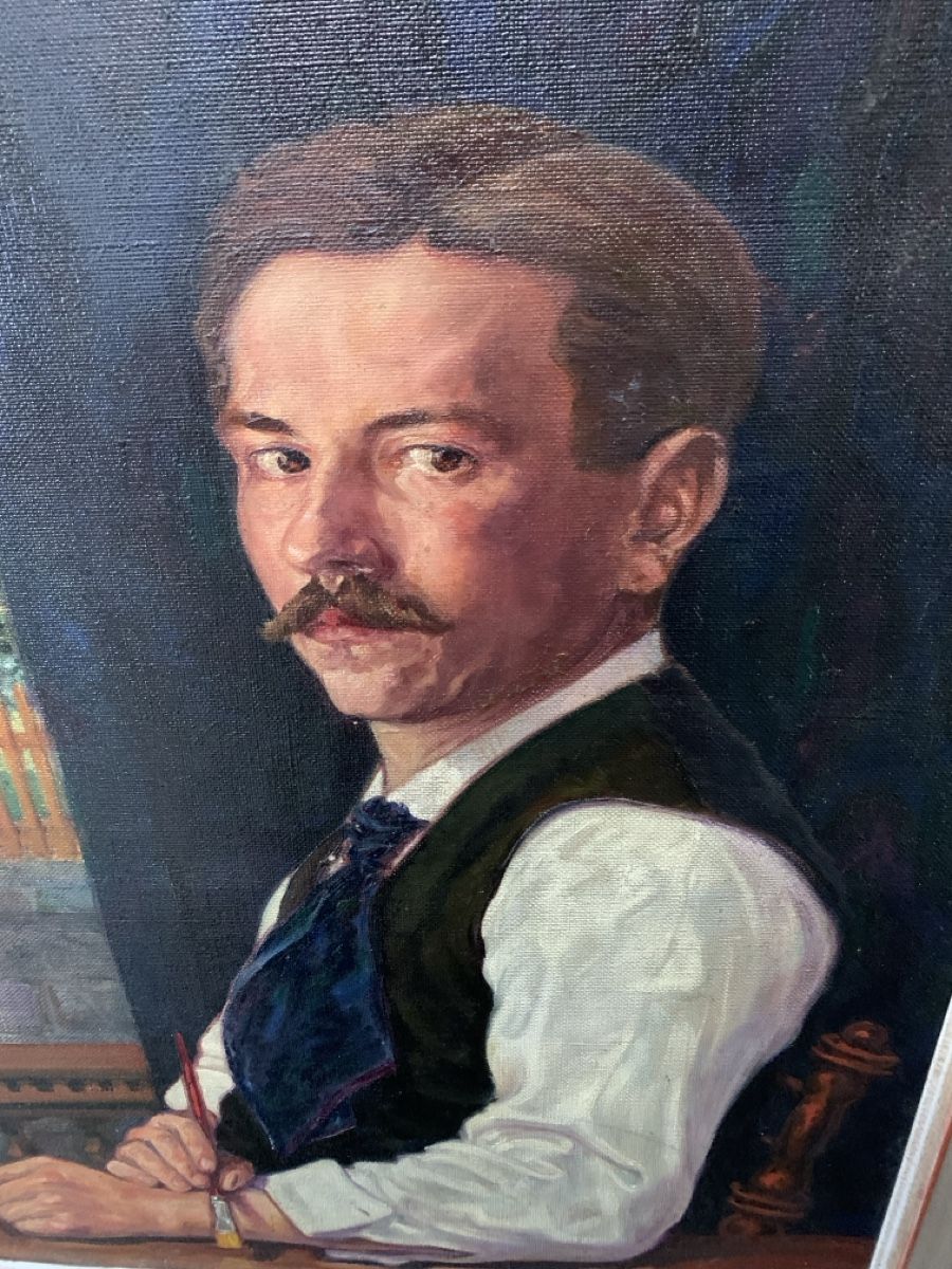 Dipinti: Sehr Interessantes Portrait – Usato da Wolfhalden venduto da SecondAntique 4