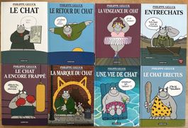 Le Chat - Gelluck 8 albums en parfait état