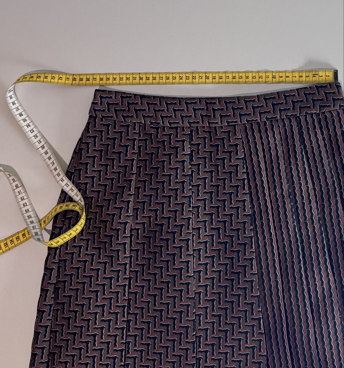 Diane von Furstenberg Röcke: DVF pleated skirt size 6 geometric pattern brown – Neu (gemäss Beschreibung) aus Binningen von MaryN1977 7